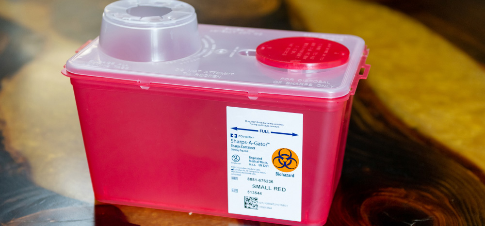 Medical waste container
